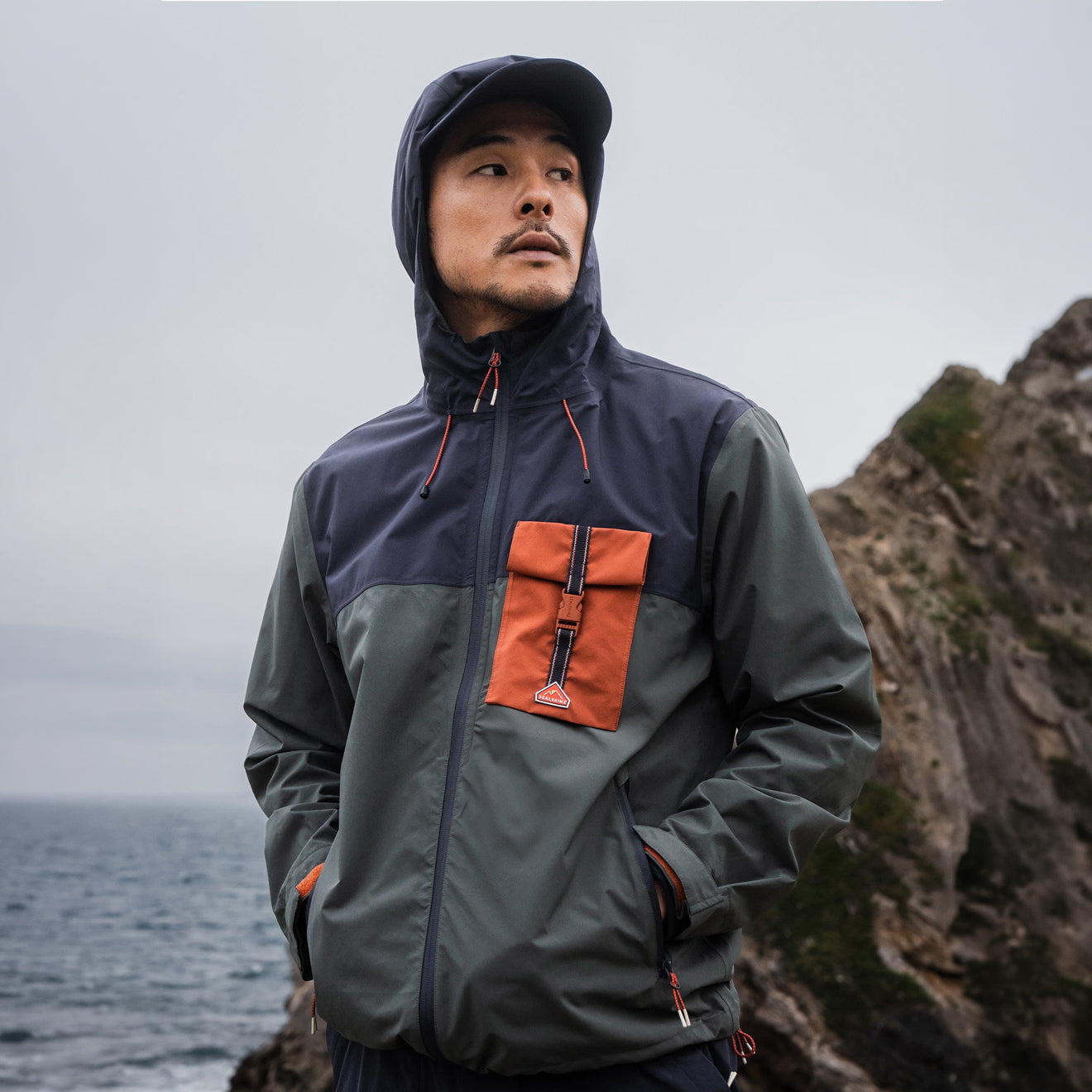 Sealskinz Burlingham Waterproof Packable Jacket Olive