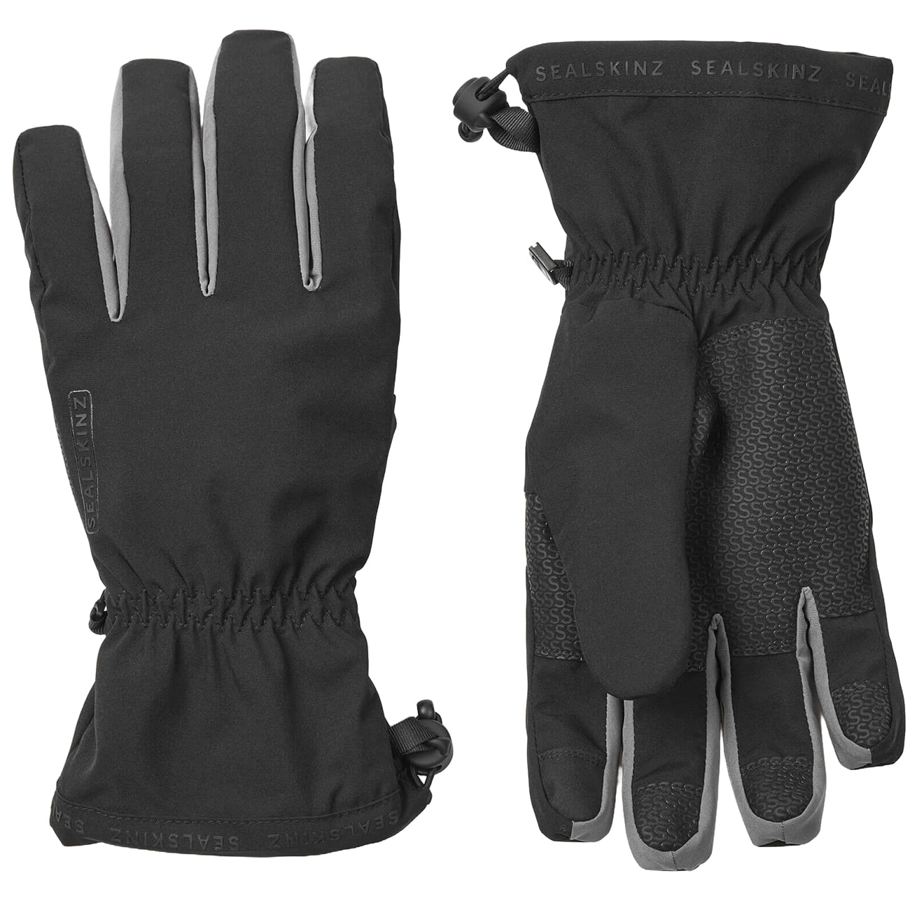 Sealskinz Drayton WP Lightweight Gauntlet Glove Black - The Sporting Lodge