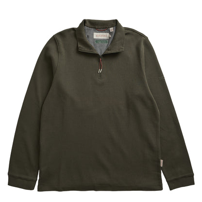 Sealskinz Forncett Long Sleeve Top With Half Zip Green