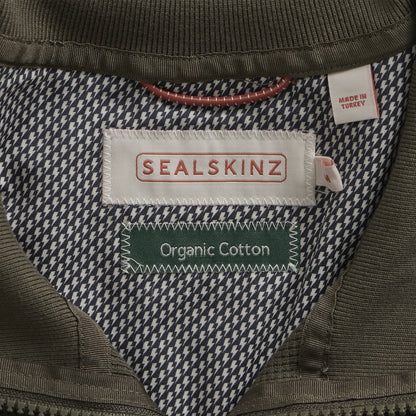 Sealskinz Forncett Long Sleeve Top With Half Zip Green