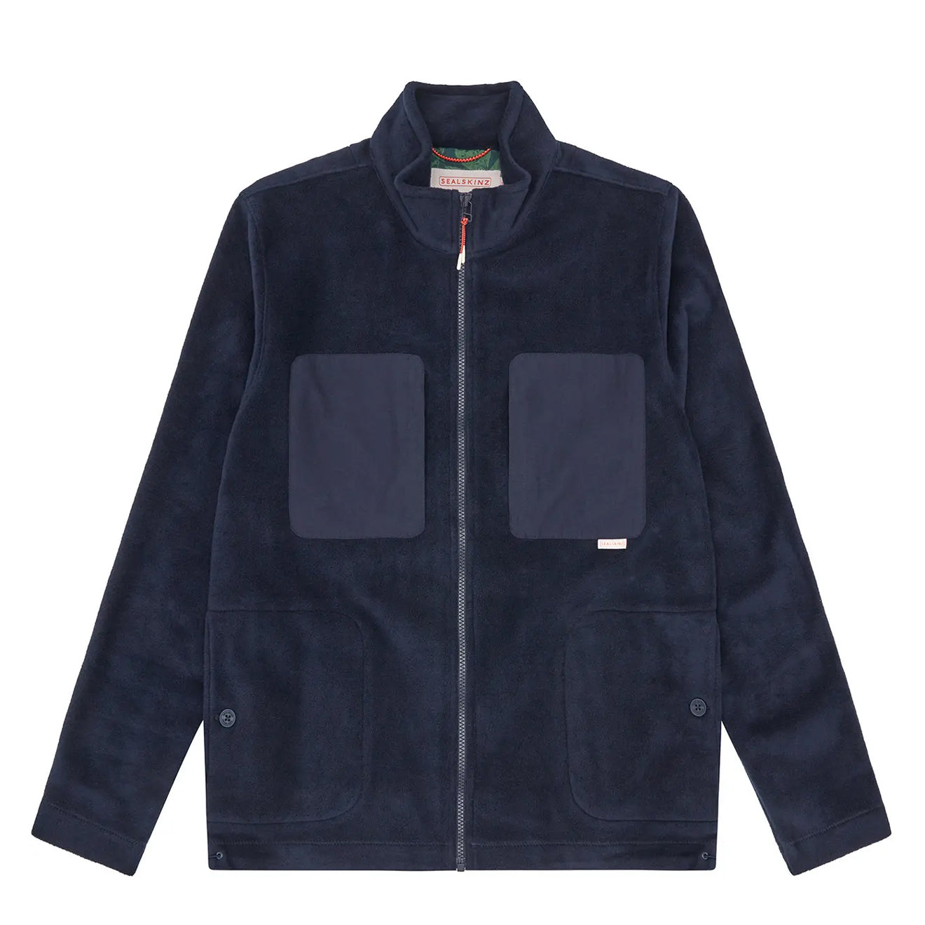 Sealskinz Geldeston Full Zip Fleece Navy - The Sporting Lodge