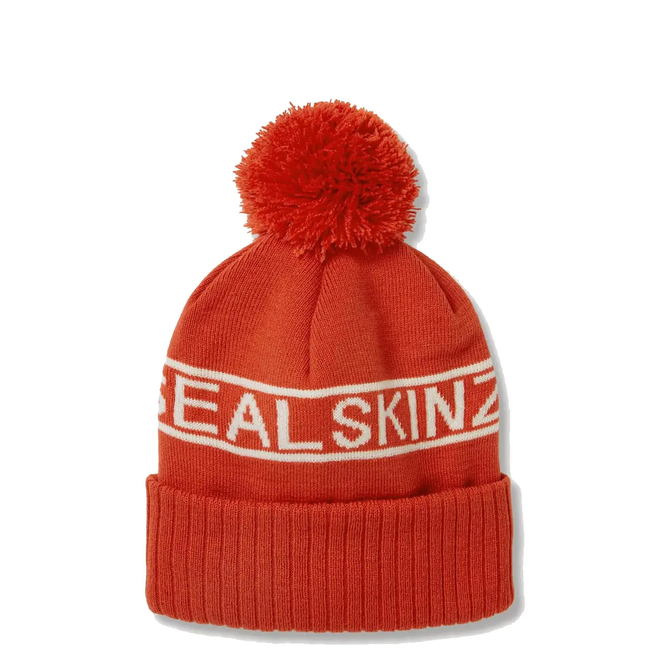 Sealskinz Heacham WP Bobble Waterproof Cold Weather Icon Bobble Hat - Orange Sealskinz Heacham WP Bobble Waterproof Cold Weather Icon Bobble Hat - Orange