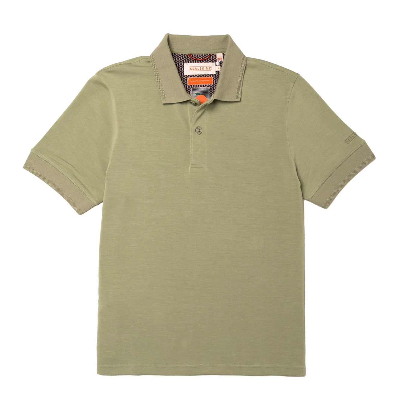 Sealskinz Short Sleeve Toftrees Polo Shirt Olive
