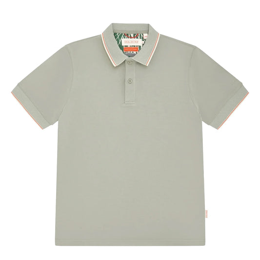 Sealskinz Stalham Polynosic Tipped Collar Polo Shirt Green