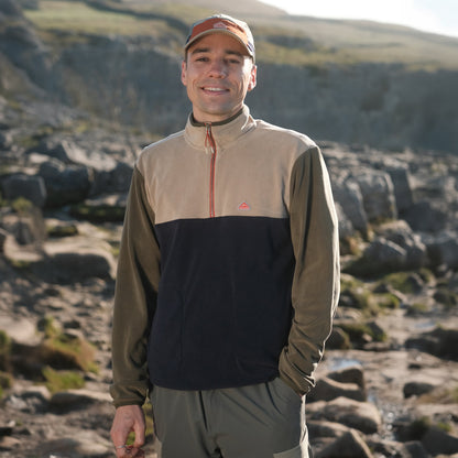Sealskinz Toney Fleece Quarter Zip Stone