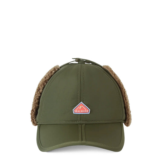 Sealskinz Upton Waterproof Extreme Cold Weather Puffer Hat Olive
