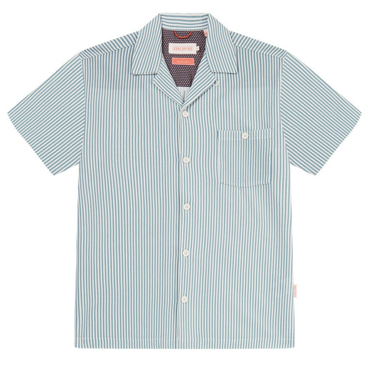 Sealskinz Weeting SS Jacquard Shirt Blue - The Sporting Lodge