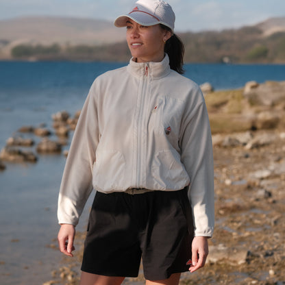 Sealskinz Womens Alderford Fleece Zip Through Jacket Cream