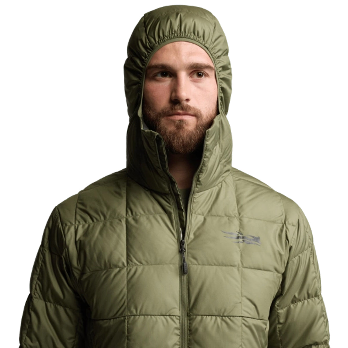 Sitka Microdown Hooded Jacket Olive Green