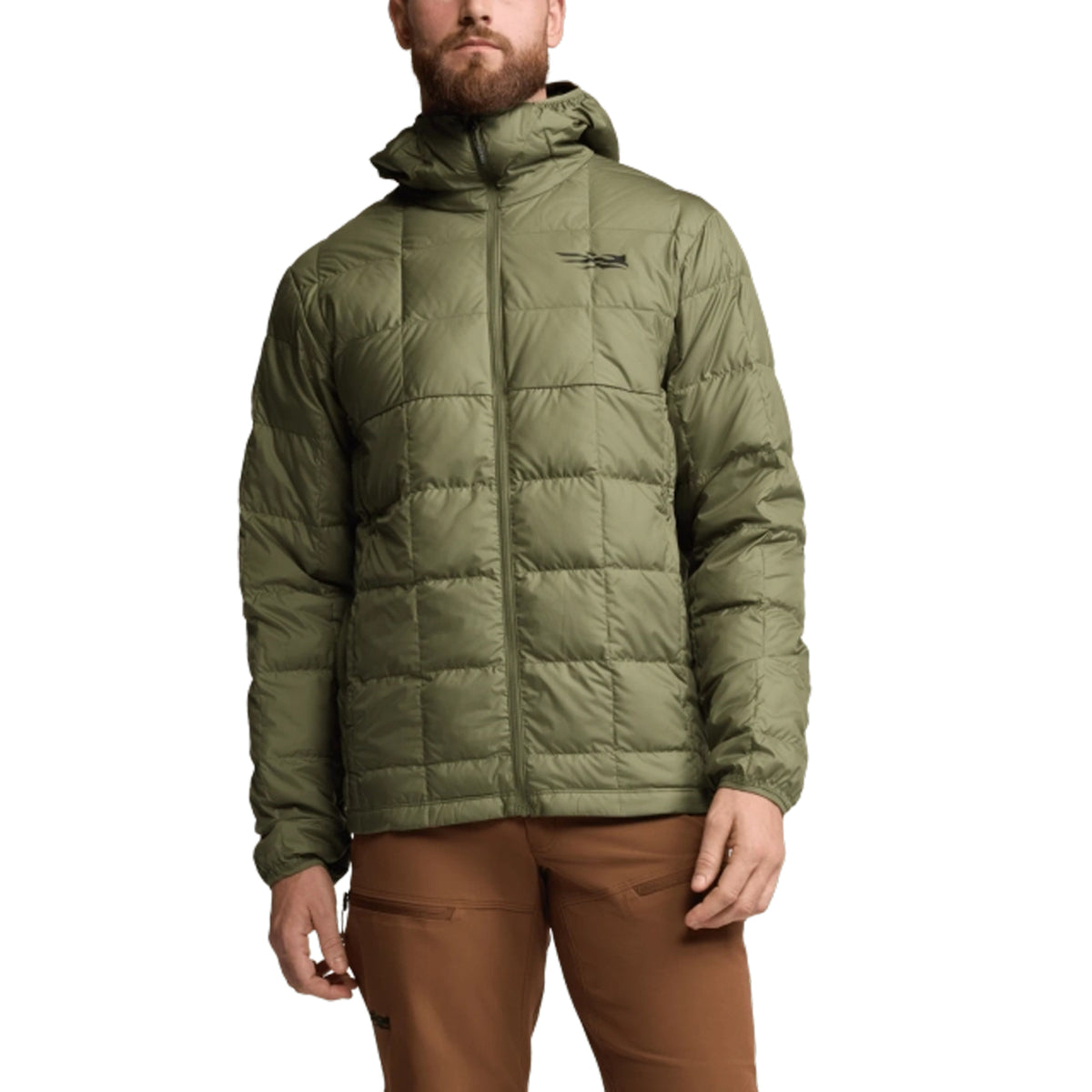 Sitka Microdown Hooded Jacket Olive Green