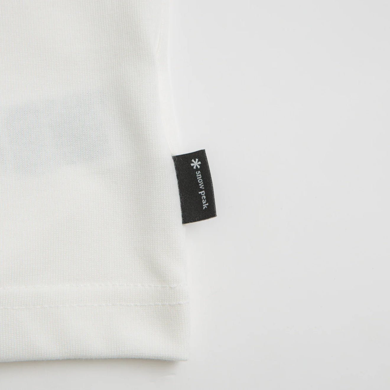 Snow Peak Back Printed Logo T-Shirt Off White