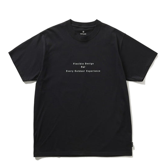 Snow Peak Back Printed Logo T-Shirt Black - The Sporting Lodge