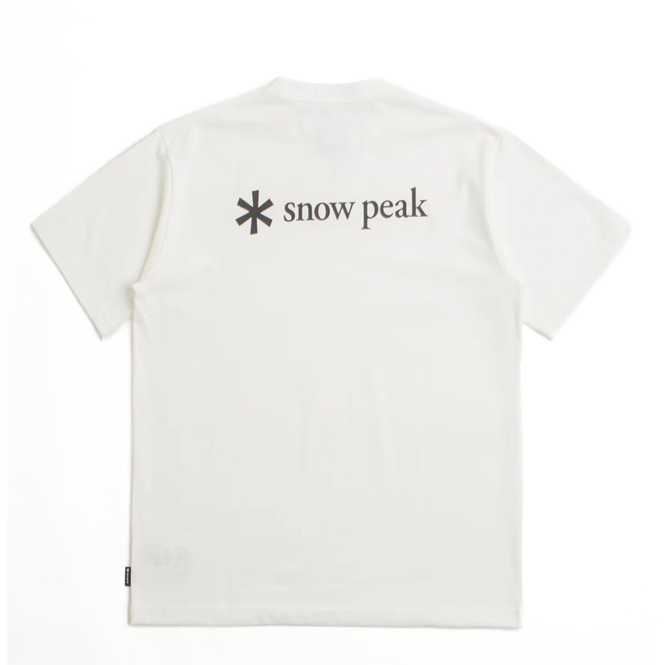 Snow Peak Back Printed Logo T-Shirt Off White