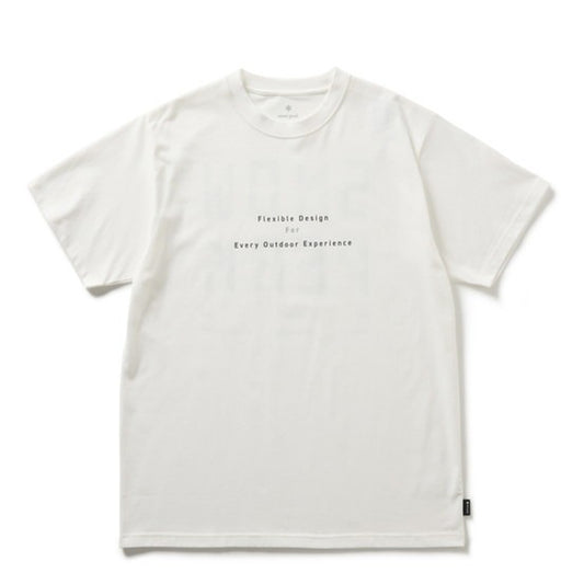 Snow Peak Back Printed Logo T-Shirt Off White - The Sporting Lodge