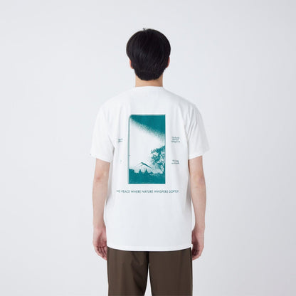 Snow Peak CF Landscape T-Shirt Off White