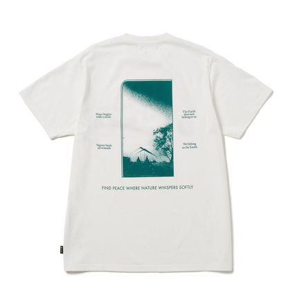 Snow Peak CF Landscape T-Shirt Off White