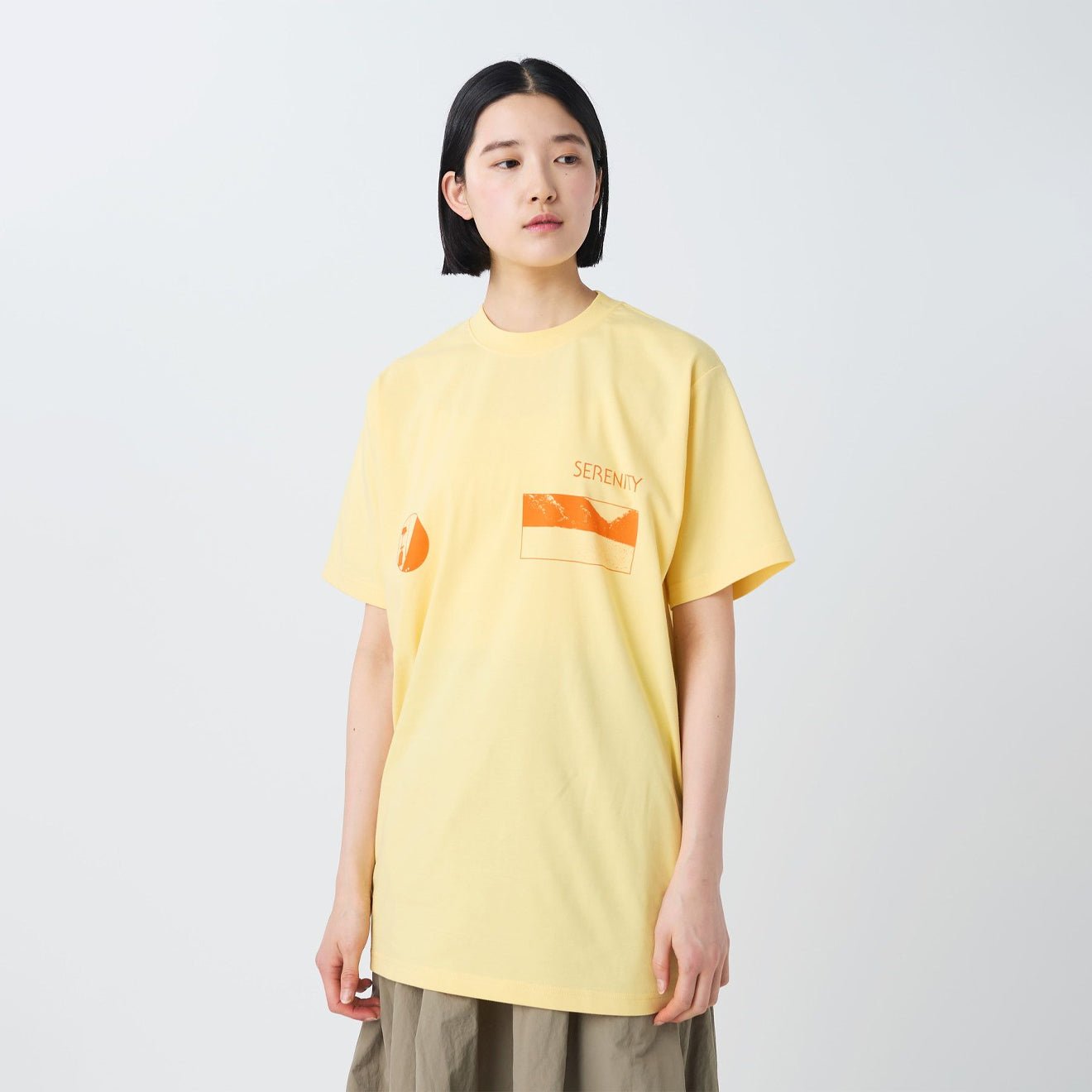 Snow Peak CF Landscape T-Shirt Yellow