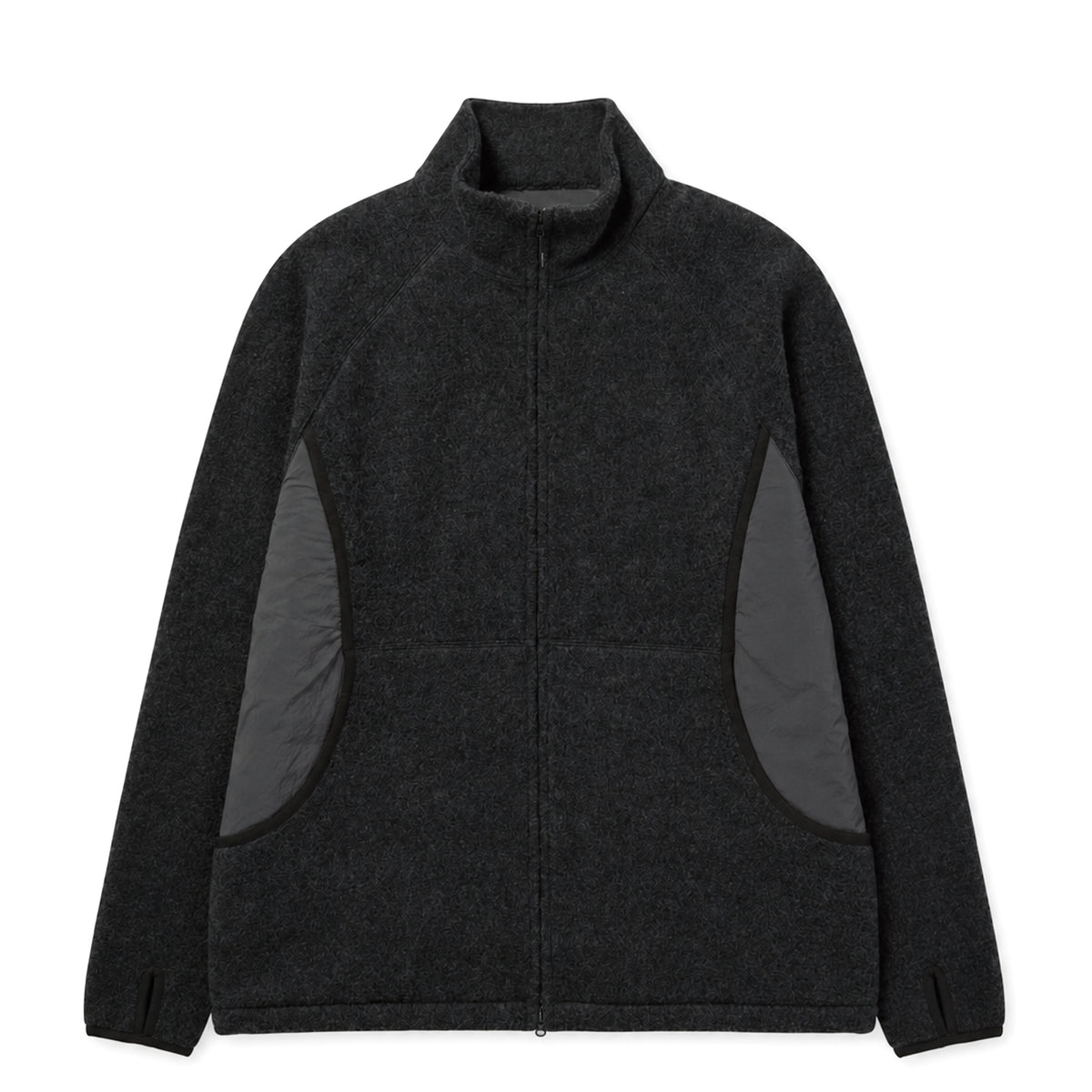 Snow Peak Calamai Wool Fleece Jacket Charcoal
