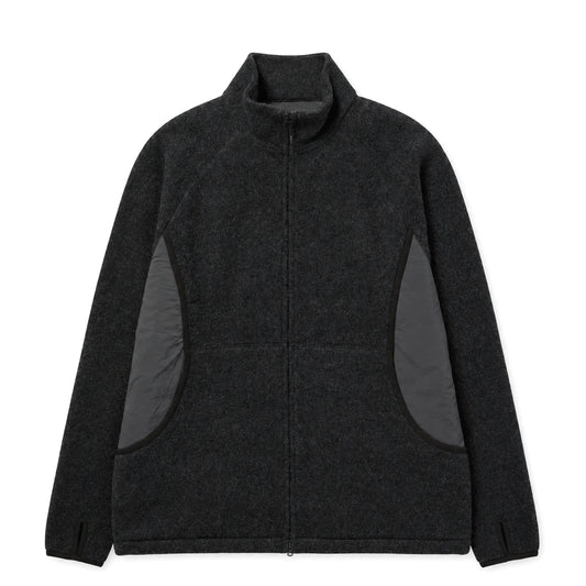 Snow Peak Calamai Wool Fleece Jacket Charcoal