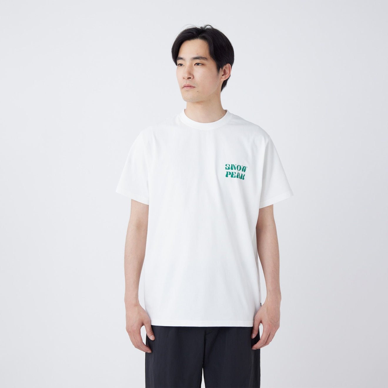 Snow Peak Camping Graphic T-Shirt Off White
