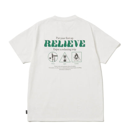 Snow Peak Camping Graphic T-Shirt Off White
