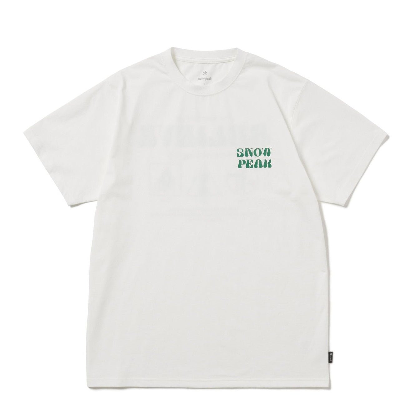 Snow Peak Camping Graphic T-Shirt Off White