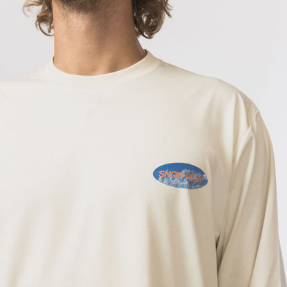 Snow Peak Campscape L/S T-Shirt Ivory