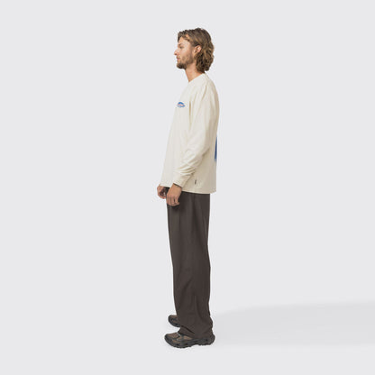 Snow Peak Campscape L/S T-Shirt Ivory