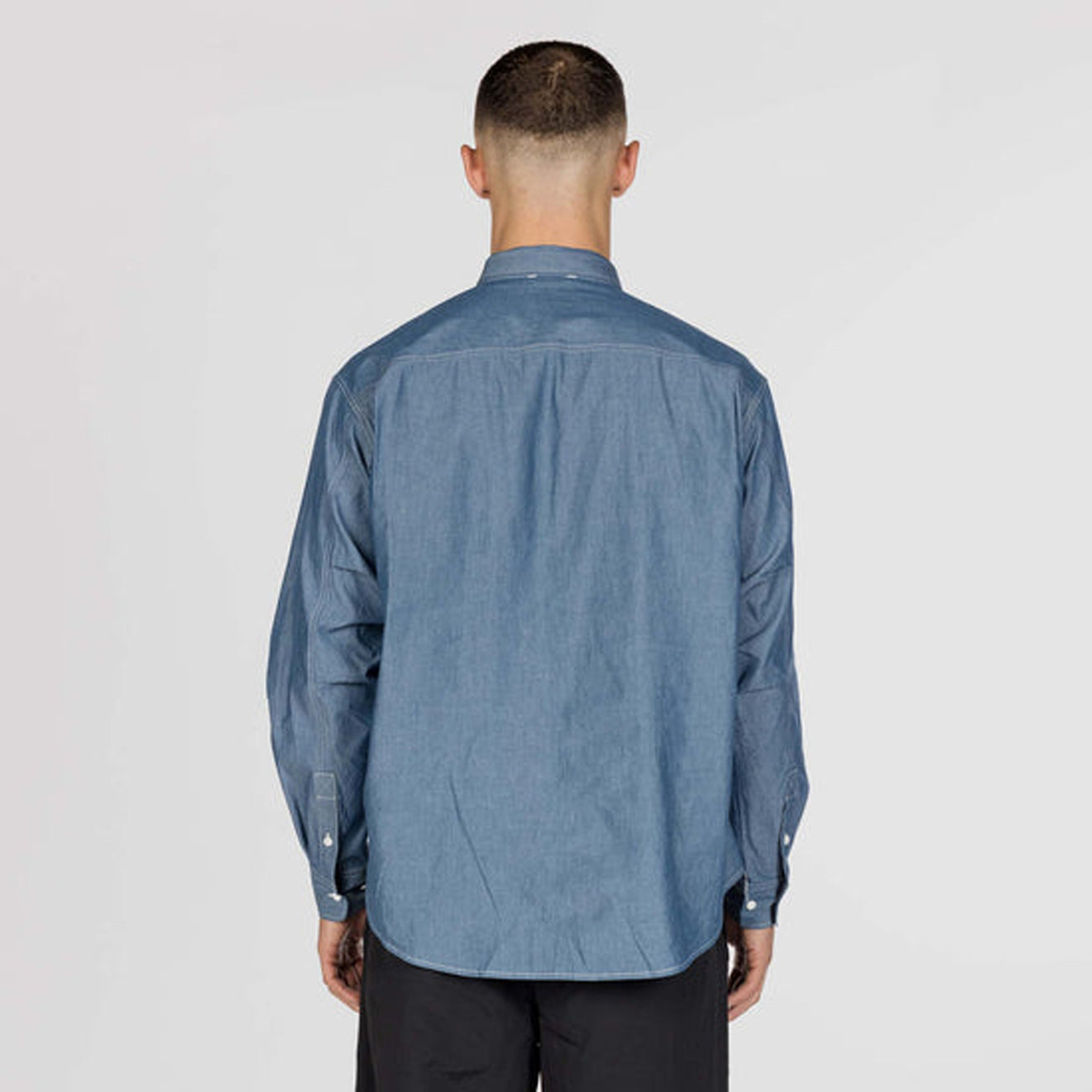 Snow Peak Chambray Work Shirt Blue
