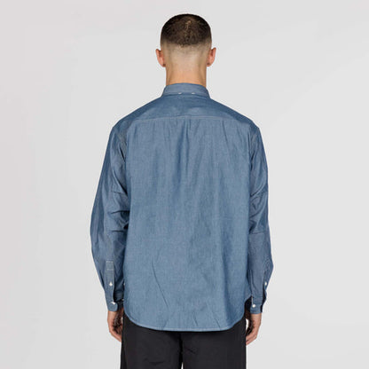 Snow Peak Chambray Work Shirt Blue