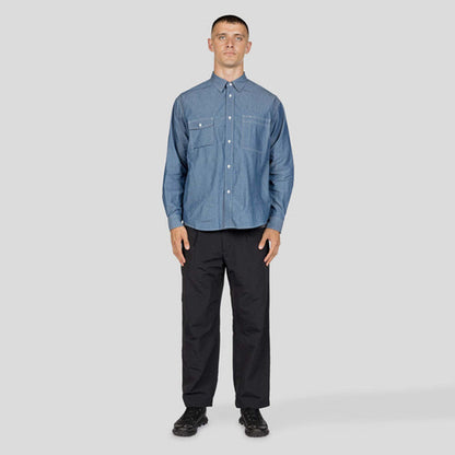 Snow Peak Chambray Work Shirt Blue