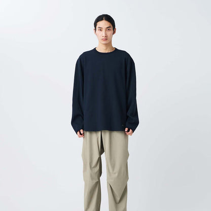 Snow Peak Dry Waffle L/S T-Shirt Dark Navy