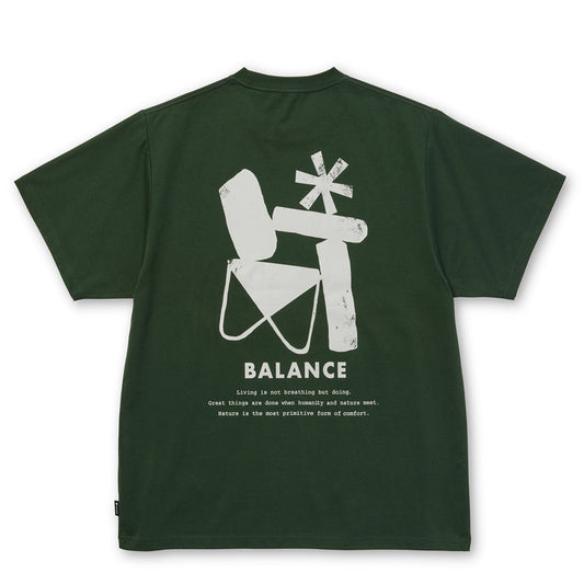 Snow Peak Elemental Balance T-Shirt Dark Green