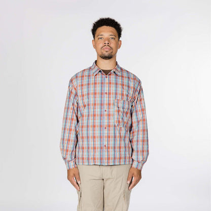 Snow Peak Fade Check Breezy Shirt Red