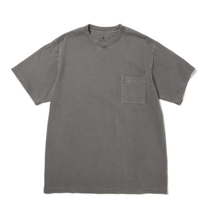 Snow Peak Garment Dyed T-Shirt Charcoal