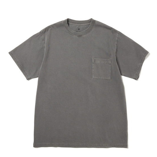 Snow Peak Garment Dyed T-Shirt Charcoal