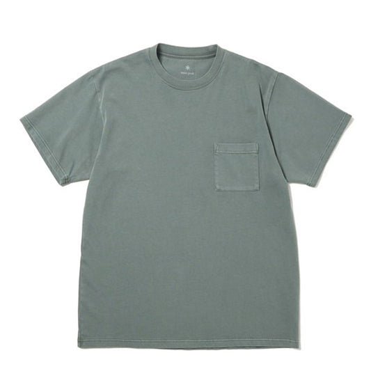 Snow Peak Garment Dyed T-Shirt Dark Green - The Sporting Lodge