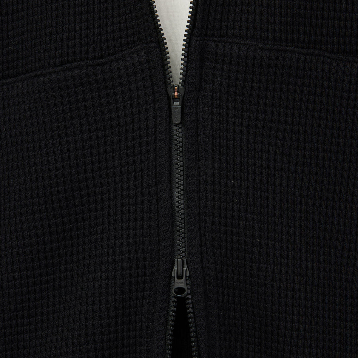 Snow Peak Heavyweight Waffle Zip Parka Black