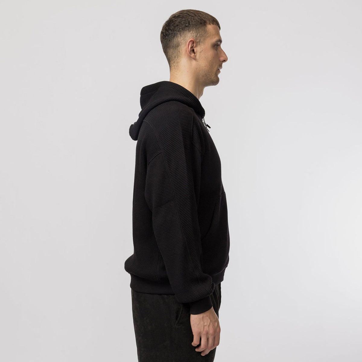 Snow Peak Heavyweight Waffle Zip Parka Black