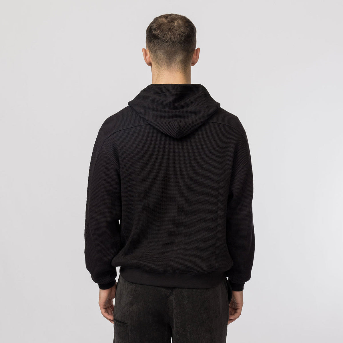 Snow Peak Heavyweight Waffle Zip Parka Black
