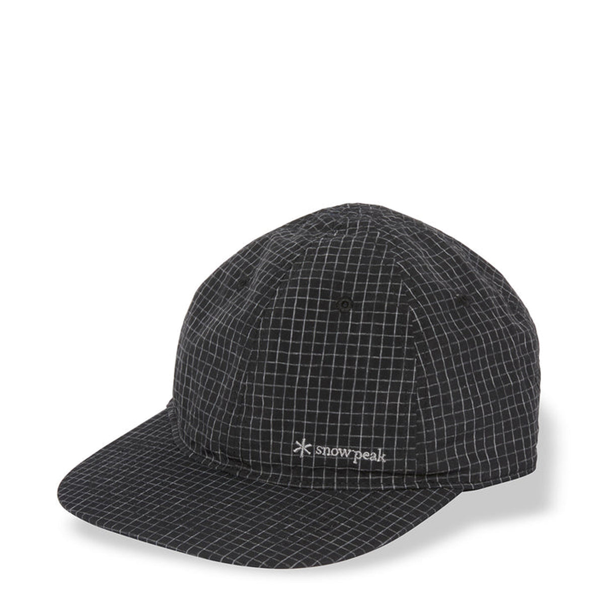 Snow Peak Kasuri Ripstop Cap Black