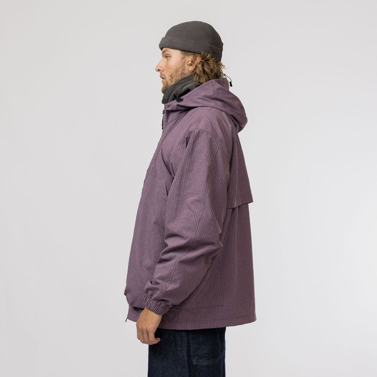 Snow Peak Kasuri Ripstop Jacket Dark Purple