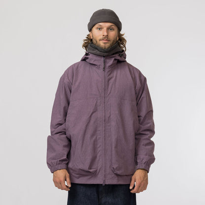 Snow Peak Kasuri Ripstop Jacket Dark Purple