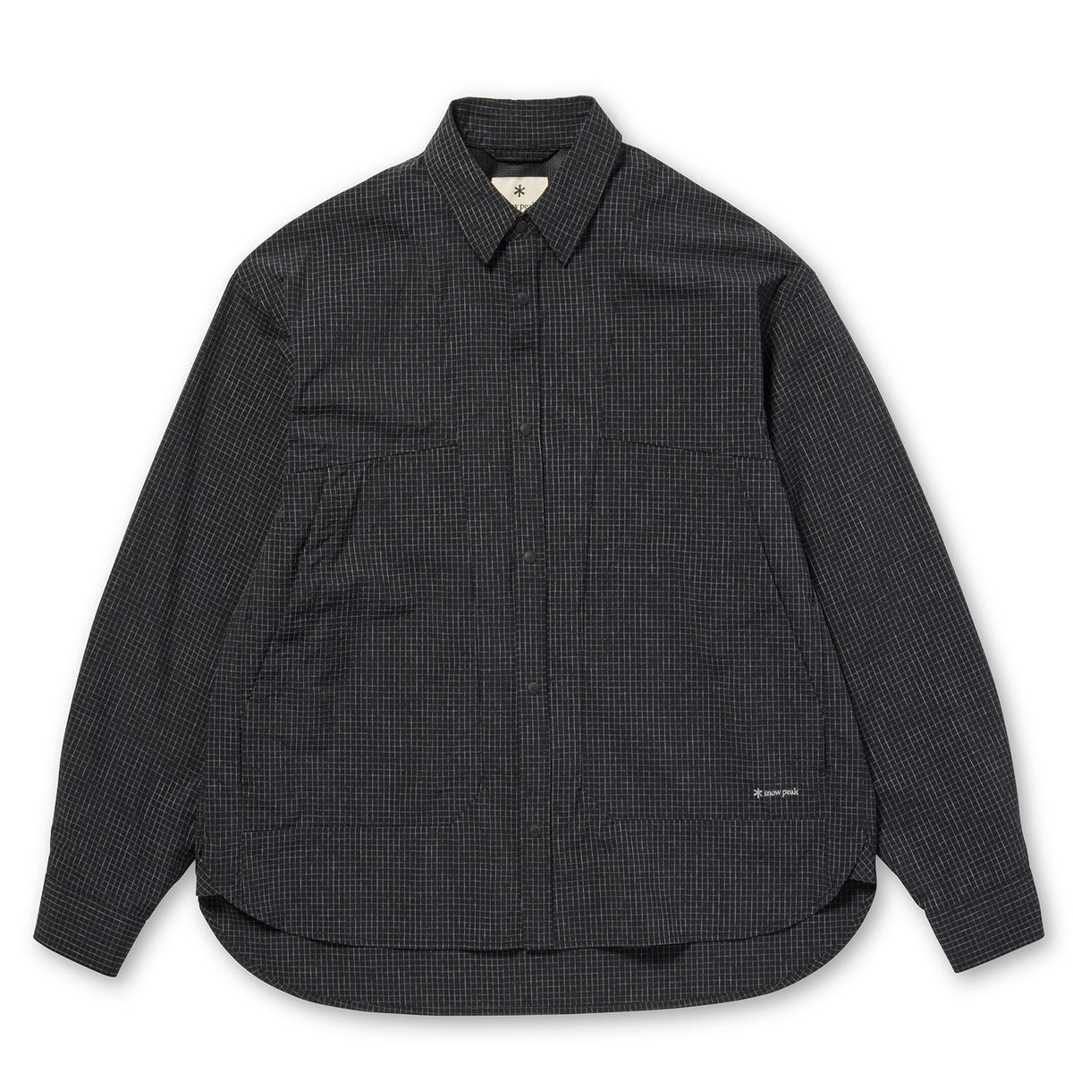 Snow Peak Kasuri Ripstop Shirt Black