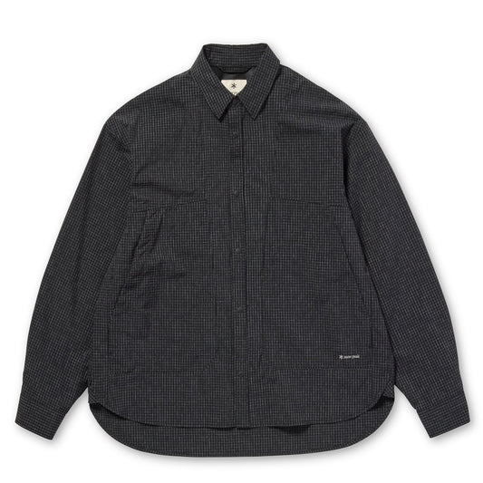 Snow Peak Kasuri Ripstop Shirt Black