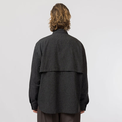 Snow Peak Kasuri Ripstop Shirt Black