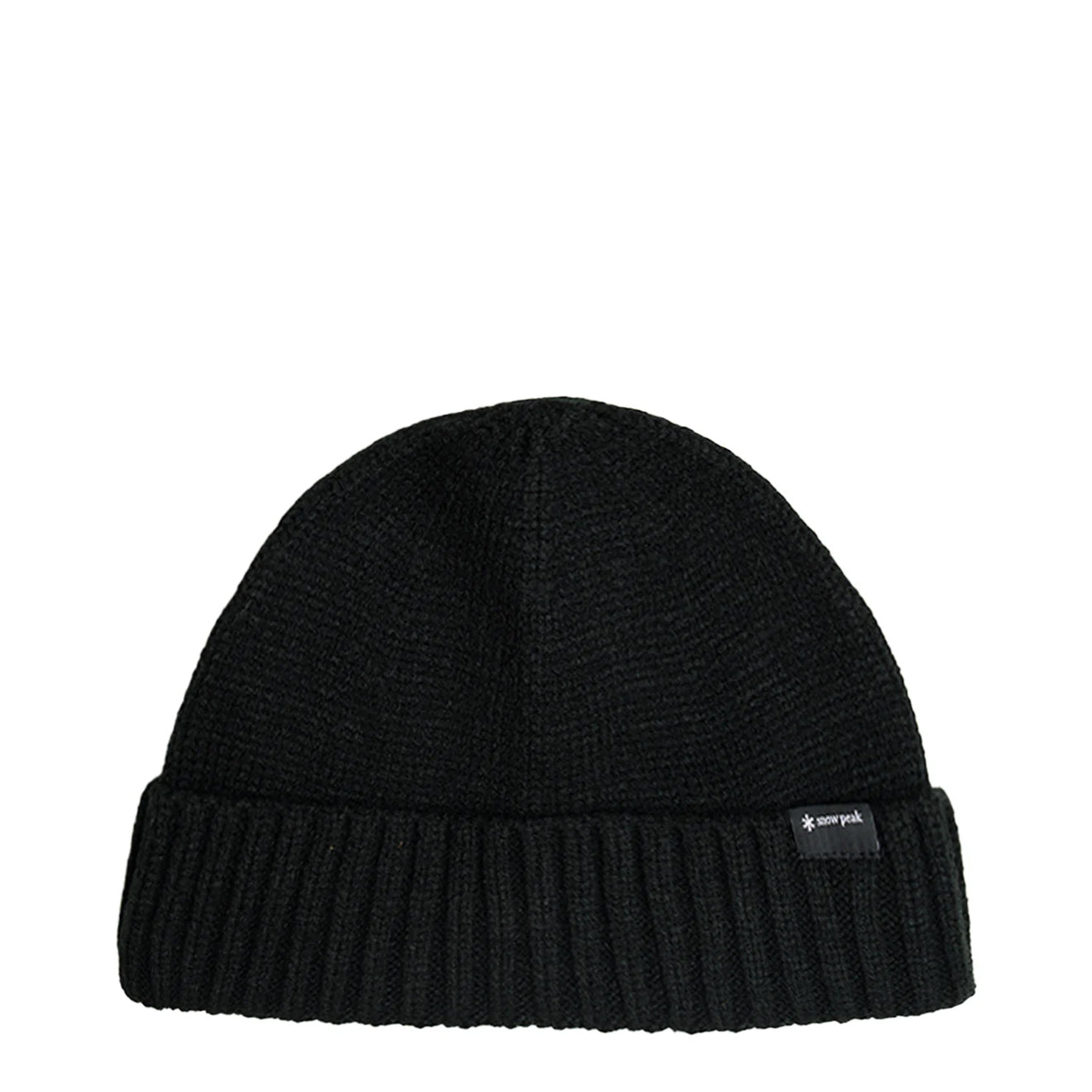 Snow Peak Knit Cap Black