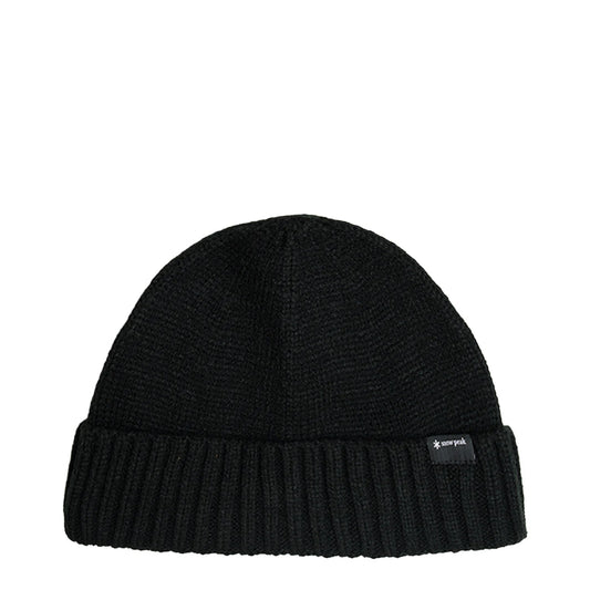 Snow Peak Knit Cap Black