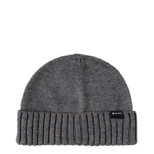 Snow Peak Knit Cap Charcoal