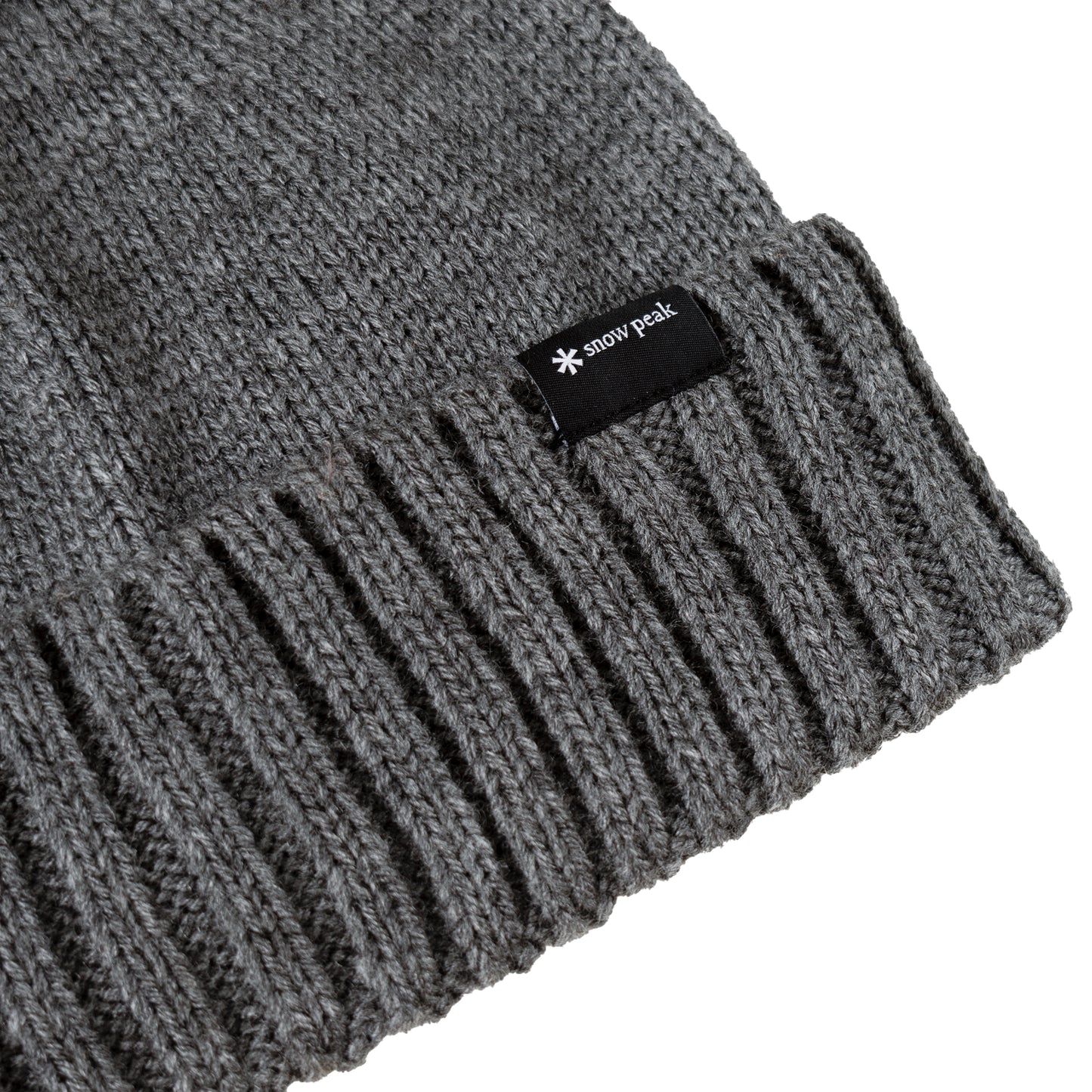 Snow Peak Knit Cap Charcoal